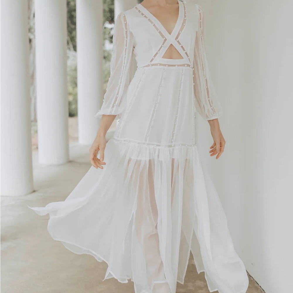 Cutout maxi dress